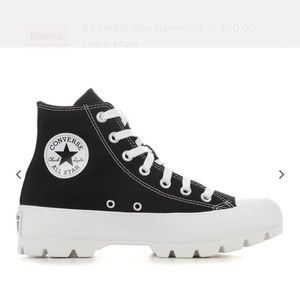 BRAND NEW high top platform converse